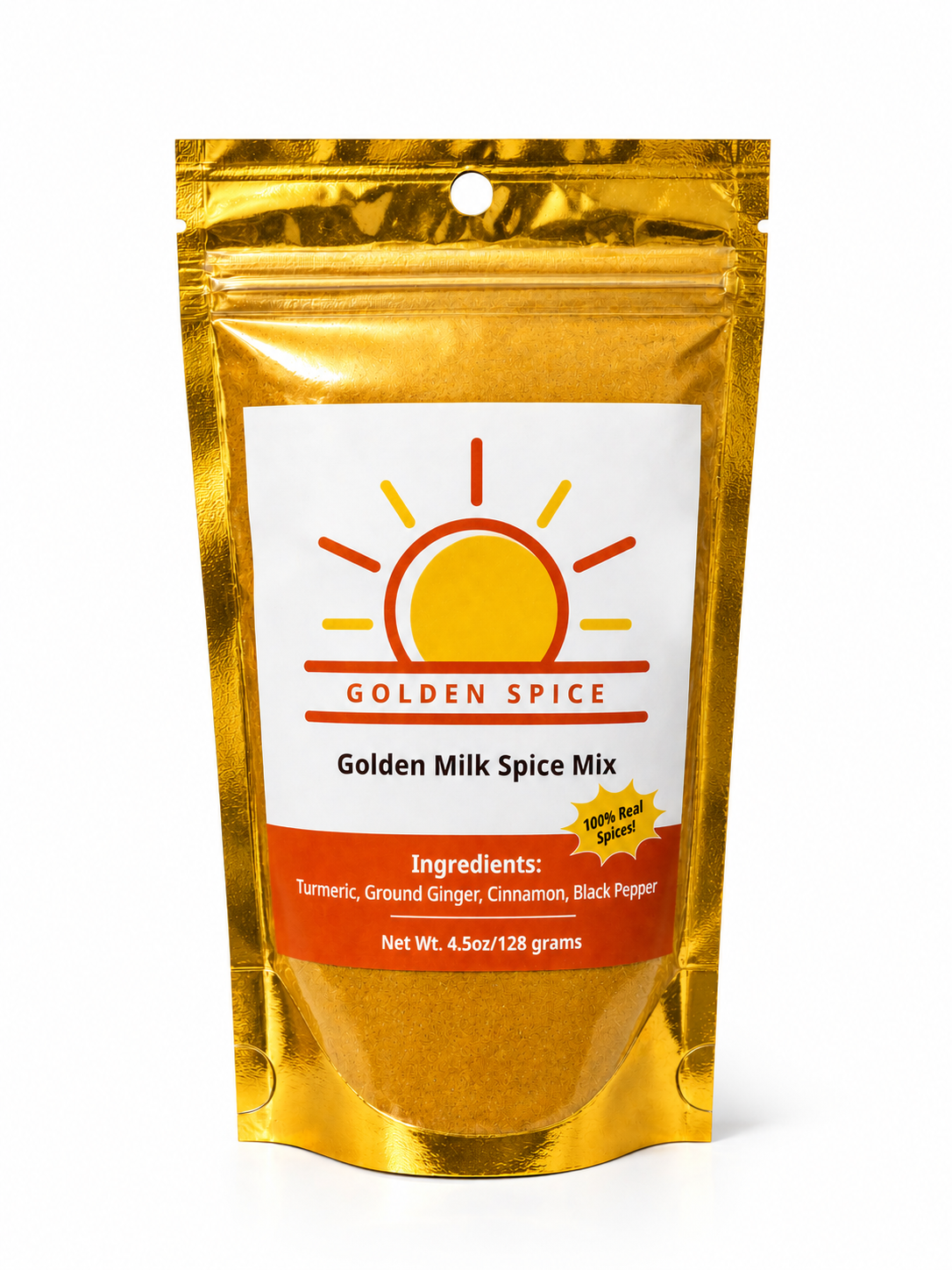 Golden Milk Spice Mix – 4.5oz Pouch