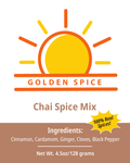 Golden Spice Chai Spice Mix 4.5oz Pouch - front label
