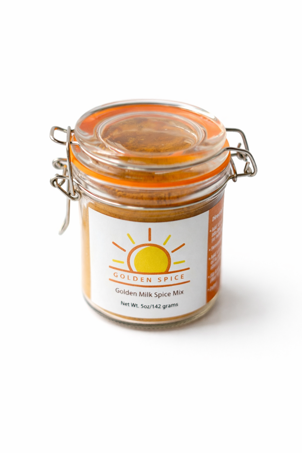 Golden Milk Spice Mix – 5oz Glass Jar