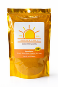 Golden Spice Golden Milk Spice Mix – 7oz resealable gold foil pouch, front view