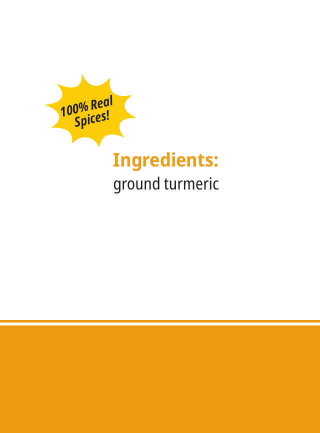 Golden Spice All Natural Turmeric – 4.5oz